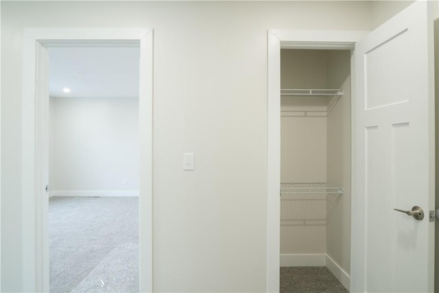 view of closet