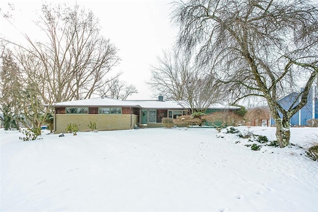 view of ranch-style house