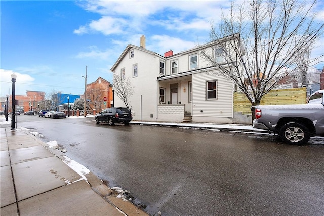 view of front of home