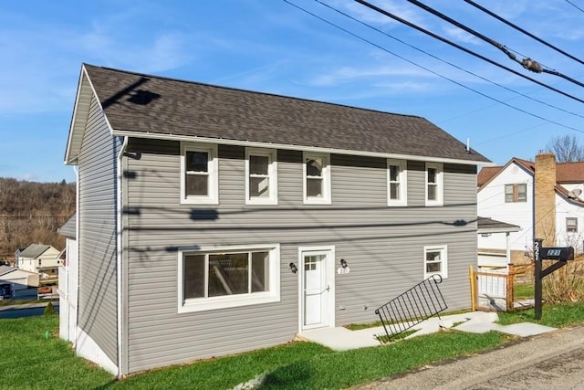 view of front of home