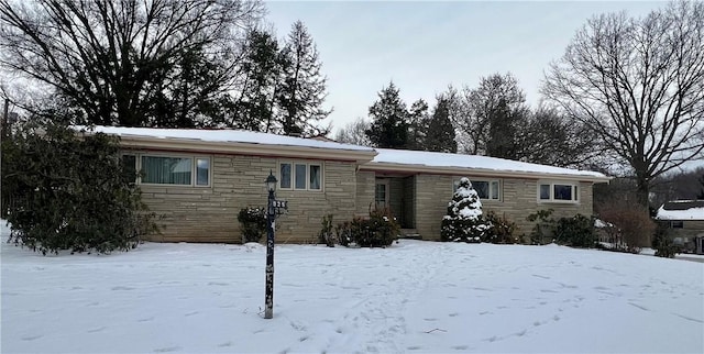 view of ranch-style home