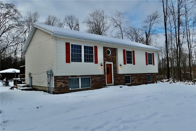 view of bi-level home