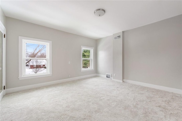 3134 Main St, West Middlesex Boro, PA 16159 - empty room featuring baseboards, visible vents, and carpet flooring