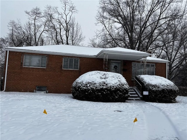 view of front of property