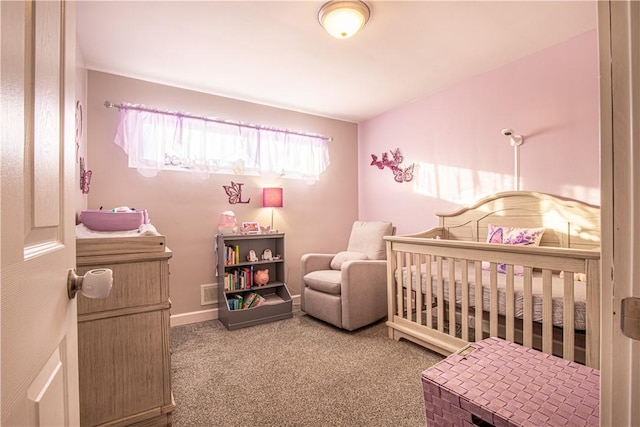 bedroom featuring carpet flooring