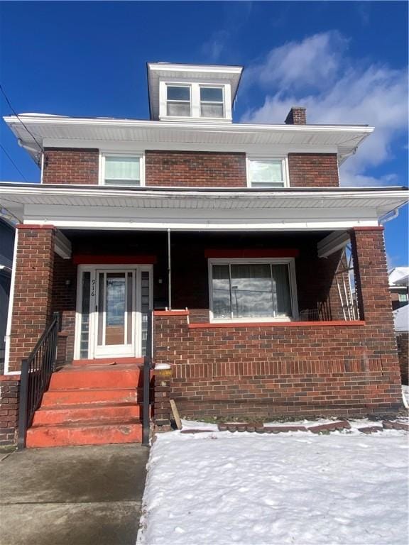 view of front of home