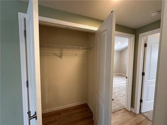 view of closet