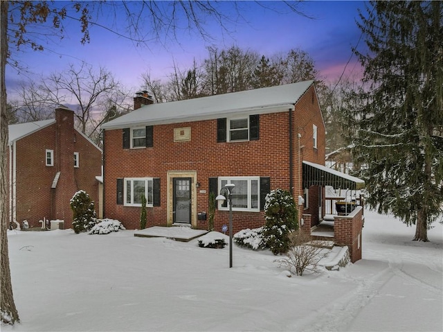 view of front of home