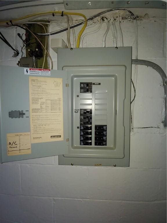 utilities with electric panel