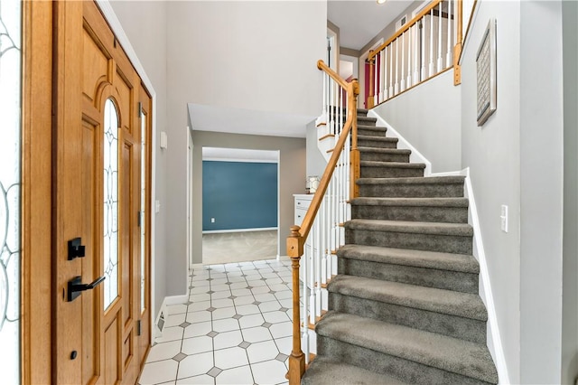 foyer entrance with a healthy amount of sunlight