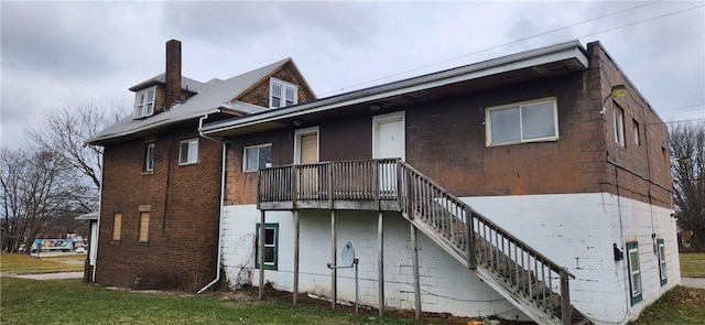 view of rear view of house