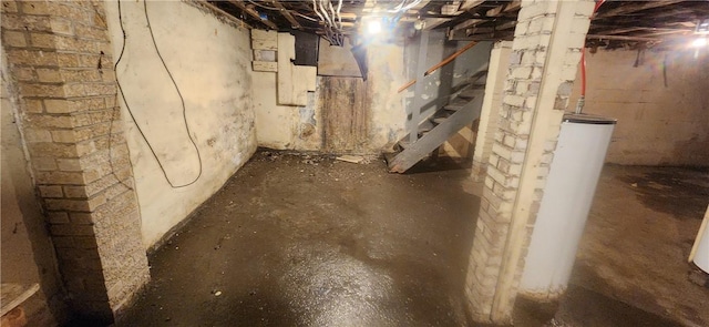 view of basement