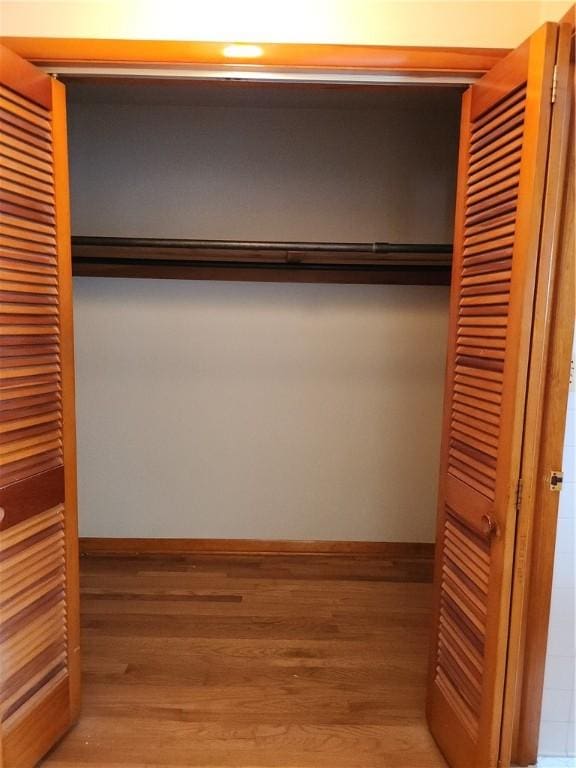 view of closet