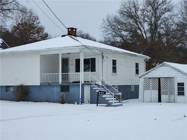 view of front of home