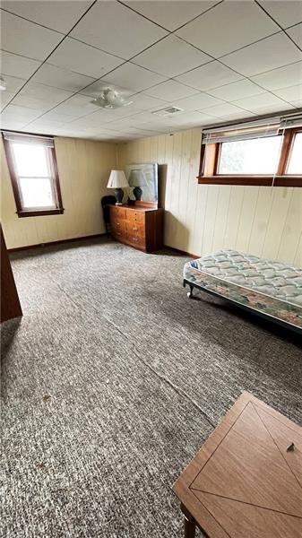 unfurnished bedroom featuring carpet