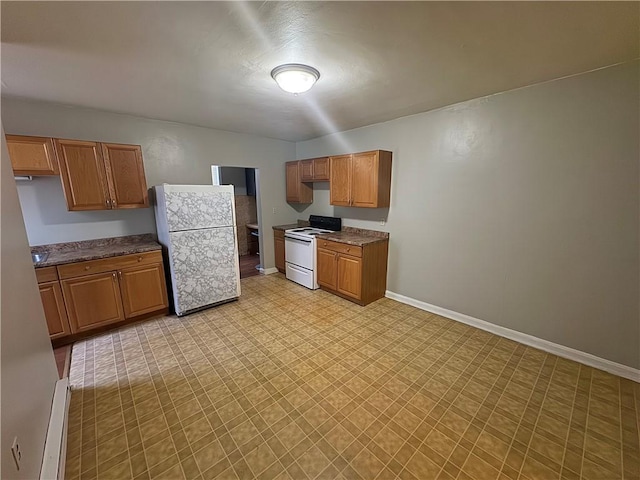 kitchen with white appliances