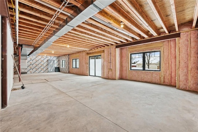 misc room featuring concrete floors