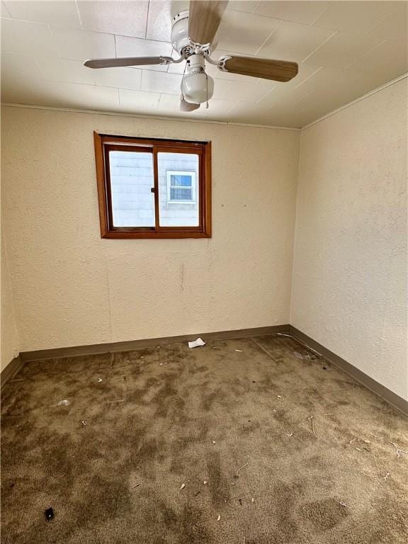 spare room with carpet