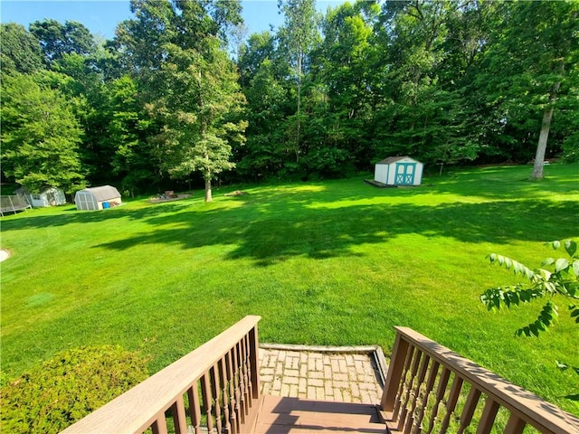 207 October Dr, Twp Of But Se, PA 16002 - view of grassy yard featuring a storage shed