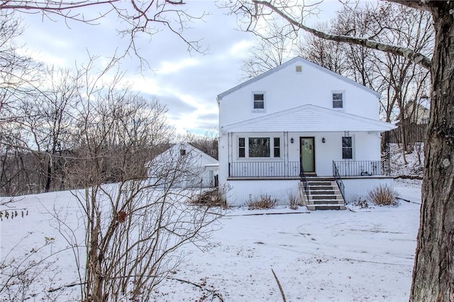 view of front of home