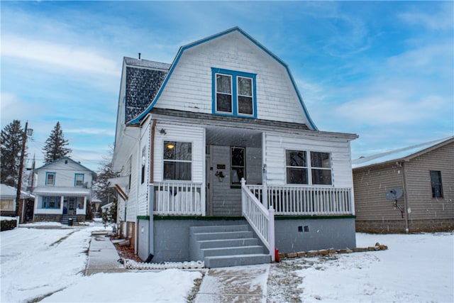 view of bungalow-style home