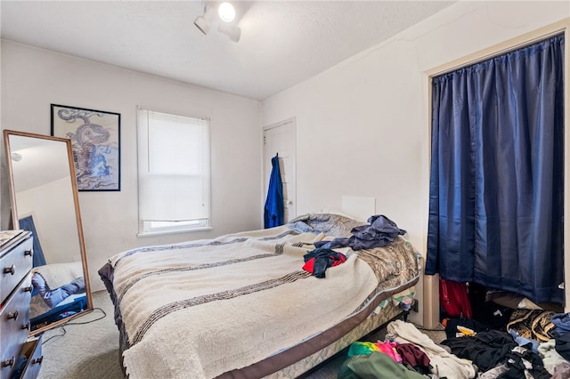 bedroom featuring carpet flooring