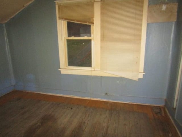 bonus room featuring dark wood-type flooring