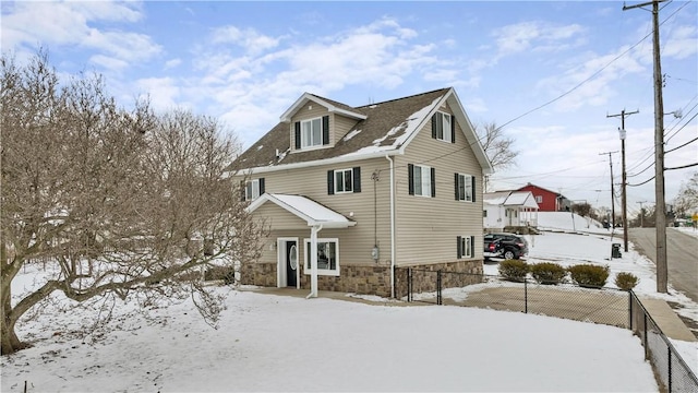 view of front of home