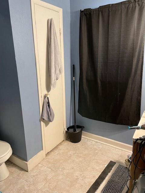 bathroom with toilet