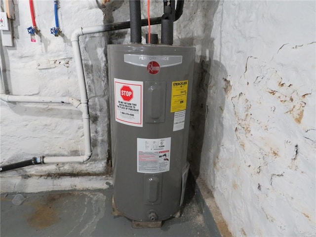 utilities featuring water heater