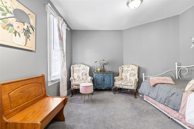 bedroom featuring carpet flooring