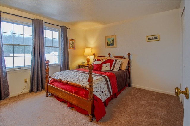 bedroom featuring carpet flooring