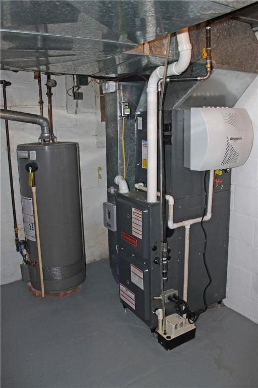 utilities with water heater