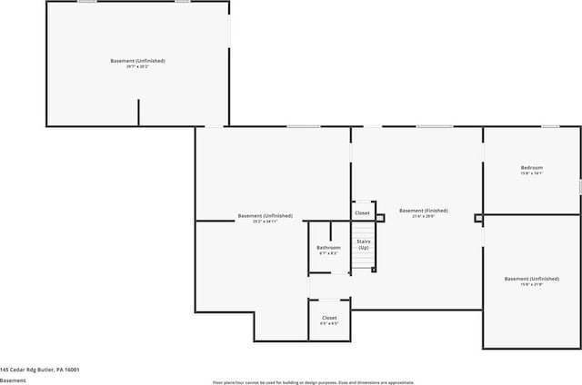 145 Cedar Rdg, Center Twp, PA 16001 - view of home floor plan