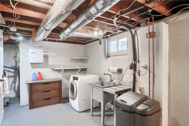 laundry area featuring separate washer and dryer