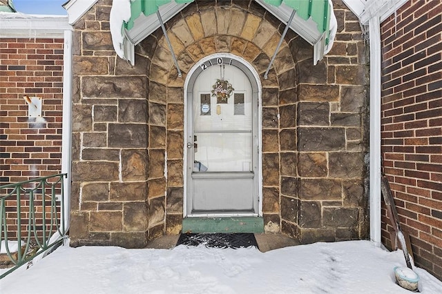 view of entrance to property