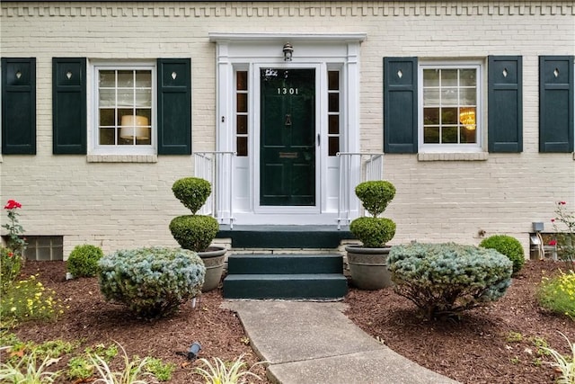 view of property entrance