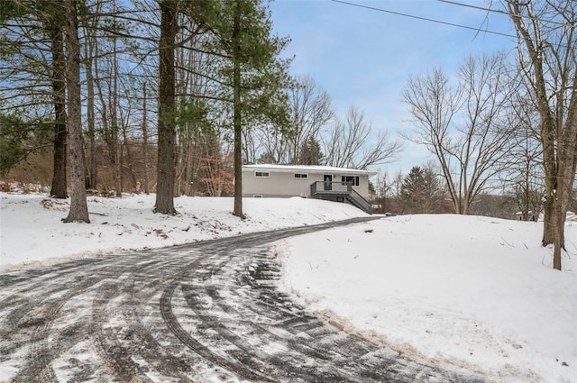 view of front of home