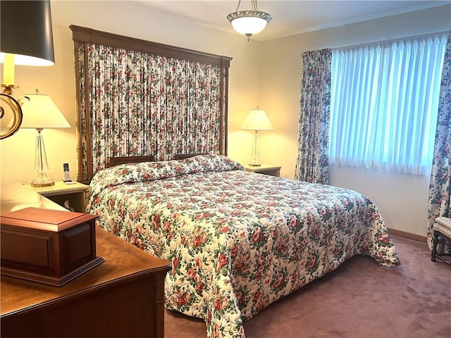 bedroom featuring carpet floors