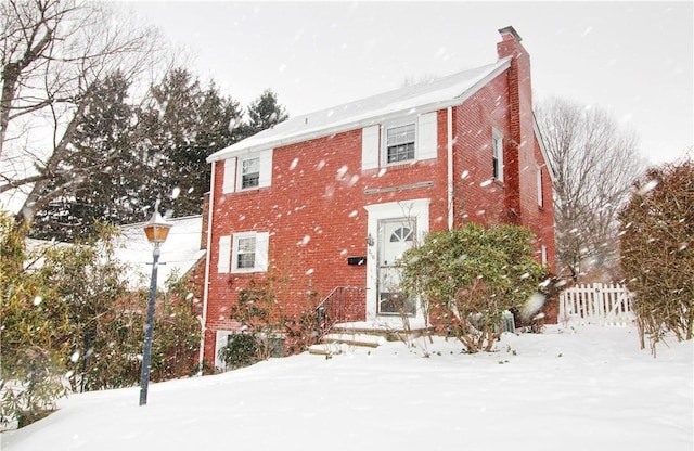 view of front of home