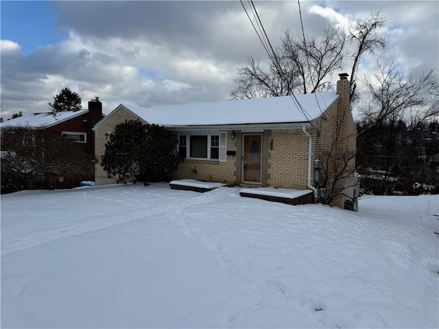 view of front of home