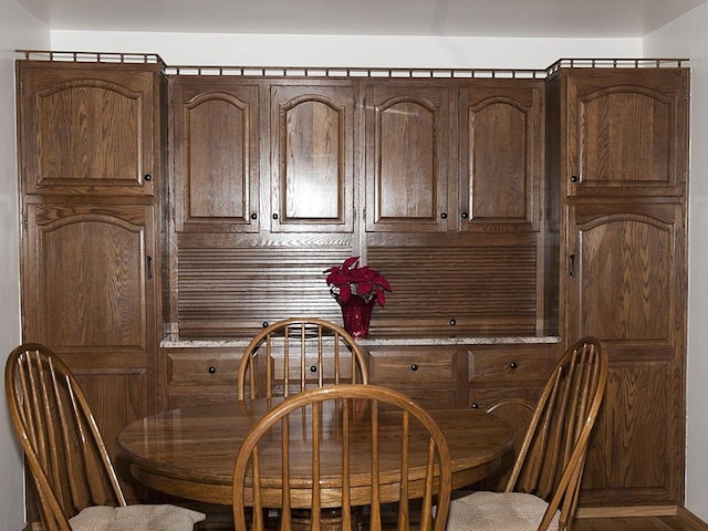 view of dining space