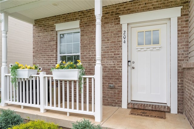 view of entrance to property