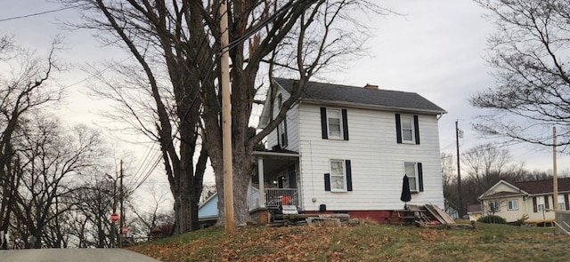 view of front of house featuring a porch