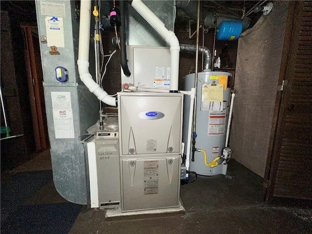 utilities featuring water heater