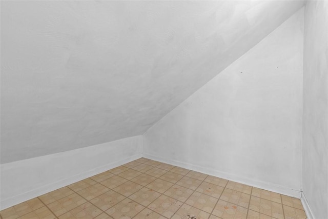 bonus room with lofted ceiling