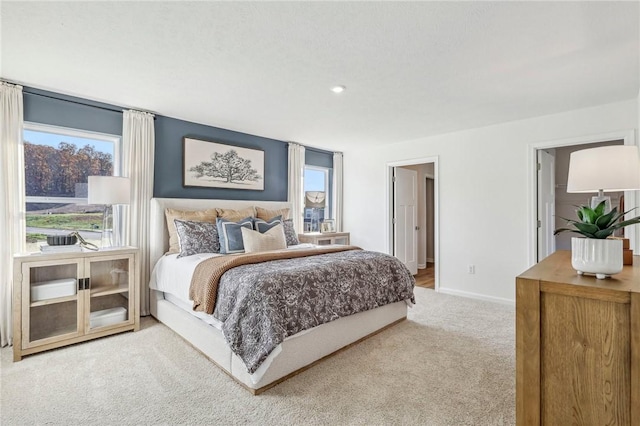 bedroom featuring carpet flooring