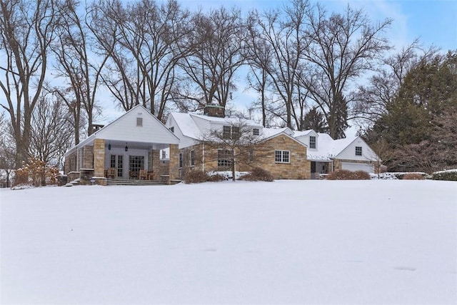 view of front of property