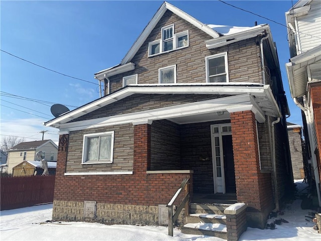 view of front of home