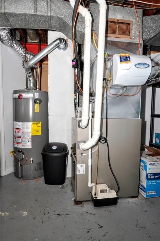 utilities featuring water heater